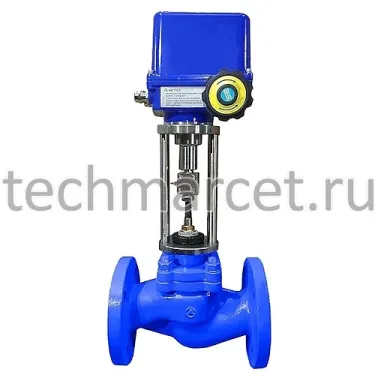 Клапан регулирующий, 25ч945п/нж, c электроприводом ПЭП2 220в с датчиком положения и управлением 4..20mA