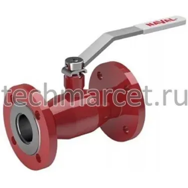 Кран шаровый NAVAL, стальной, стандартнопроходной, фланцевый, для пара, PN 25-40 бар