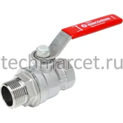Кран шаровый, латунный, Giacomini R854L, резьбовой, PN 35 бар