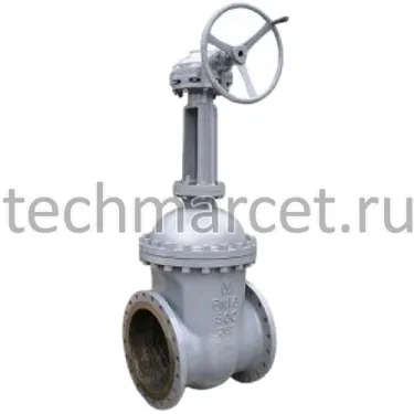 Задвижка клиновая, стальная, 30с541нж, с выдвижным шпинделем, фланцевая, с редуктором, PN 16 бар, Россия
