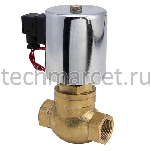 Клапан электромагнитный (соленоидный) нормально-закрытый, латунный ...?