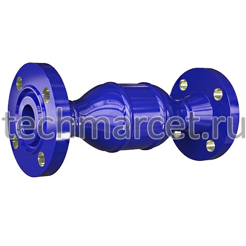 Клапан обратный 19с38нж, стальной, поворотный, фланцевый, PN 63 бар ...