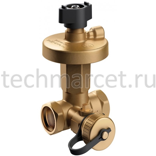 Клапан балансировочный Broen Ballorex DP, латунный, муфтовый, PN 25 бар ...