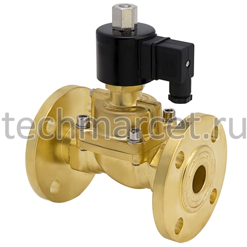 Клапан электромагнитный (соленоидный) нормально-открытый, латунный ...