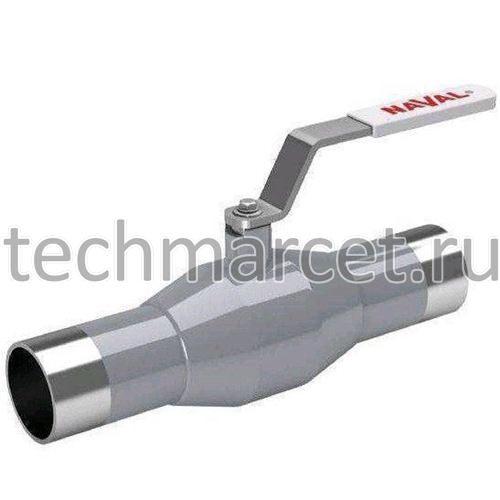 Кран шаровый NAVAL, нержавеющая сталь, стандартнопроходной, под ...