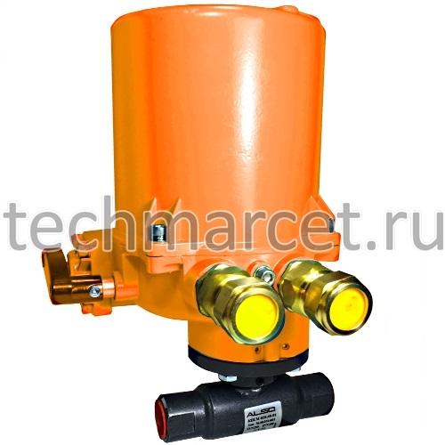 Кран шаровый ALSO, стальной, стандартно проходной, фланцевый, с ...