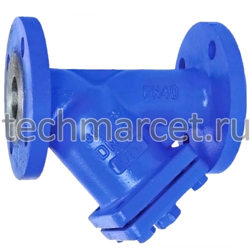 Фильтр сетчатый стальной, фланцевый, PN 40 бар, Россия, купить в Техмаркет