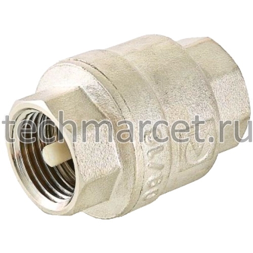 Клапан обратный латунный Valtec, пружинный, муфтовый, PN 40 бар купить ...