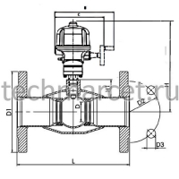 Кран шаровый ALSO, стальной, стандартнопроходной, с электроприводом BERNARD CONTROLS, PN 16-40 бар