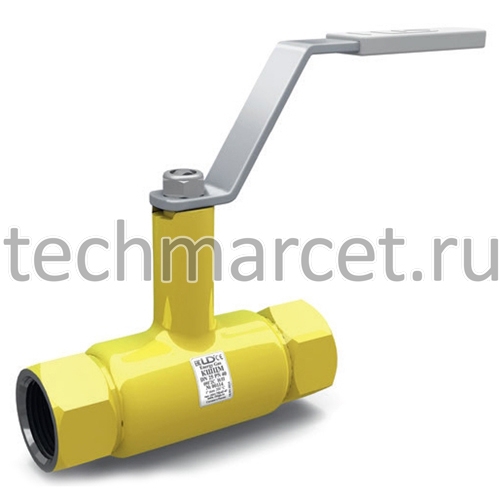 Кран шаровый стальной LD, стандартнопроходной, муфтовый, для природного ...