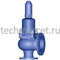 Клапан предохранительный СППК4, 17нж15нж, 17нж85нж, пружинный, нерж. сталь, фланцевый, PN 63 бар
