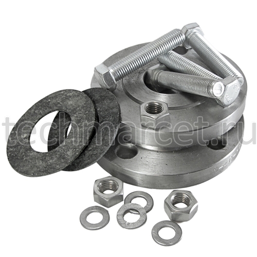 Комплект ответных фланцев, прокладок и крепежа, сталь, ГОСТ 12820-80 ...