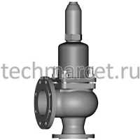 Клапан предохранительный СППК4, 17с15нж, 17с85нж, пружинный, стальной, фланцевый, PN 63 бар