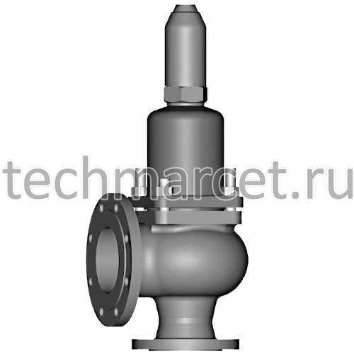 Клапан предохранительный СППК4, 17с15нж, 17с85нж, пружинный, стальной ...