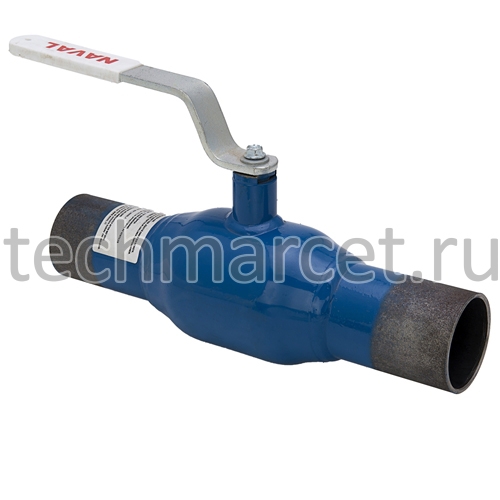 Кран шаровый NAVAL, стальной, стандартнопроходной, под приварку, PN 25 ...