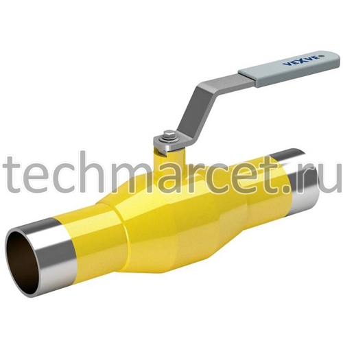 Кран шаровый NAVAL, стальной, стандартнопроходной, под приварку, для ...