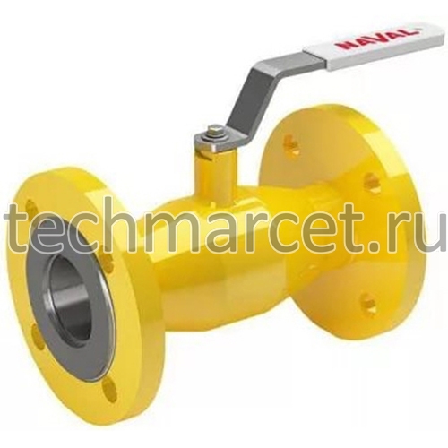 Кран шаровый NAVAL, стальной, стандартнопроходной, фланцевый, для ...