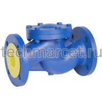 Клапан обратный подъемный, чугунный, фланцевый, REON RSV33