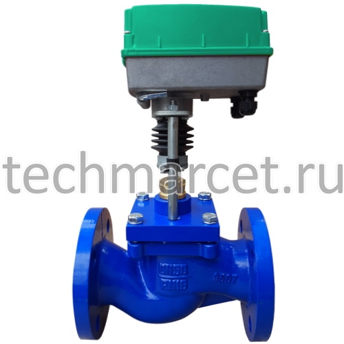 Запорно-регулирующий клапан 25ч945п ЗРК, чугунный, фланцевый с приводом ...