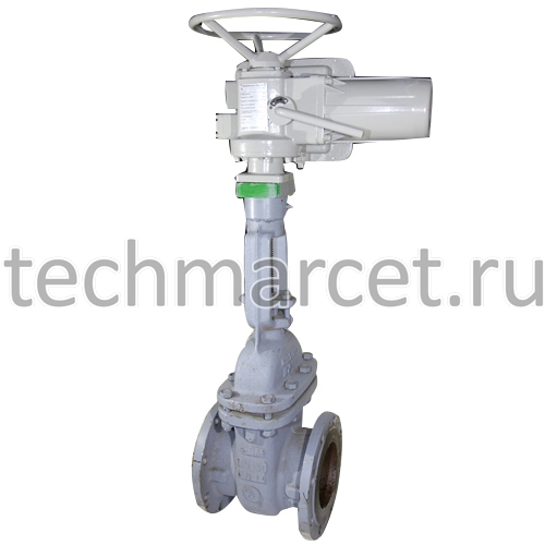 Задвижка 30ч906бр чугунная, фланцевая, с электроприводом, PN 10 бар ...