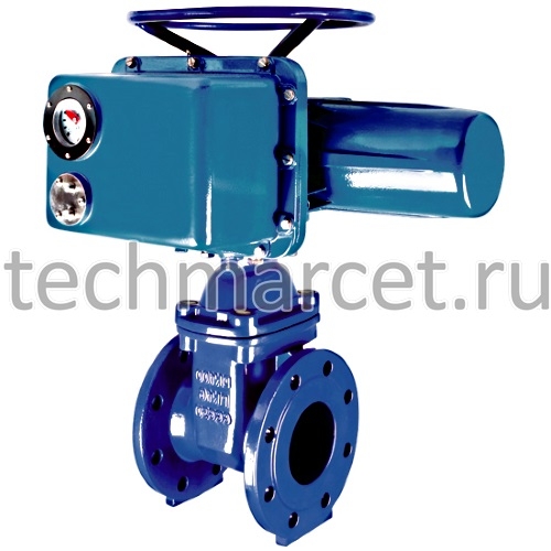 Задвижка 47GVA, чугунная, с обрезиненным клином, фланцевая, с ...