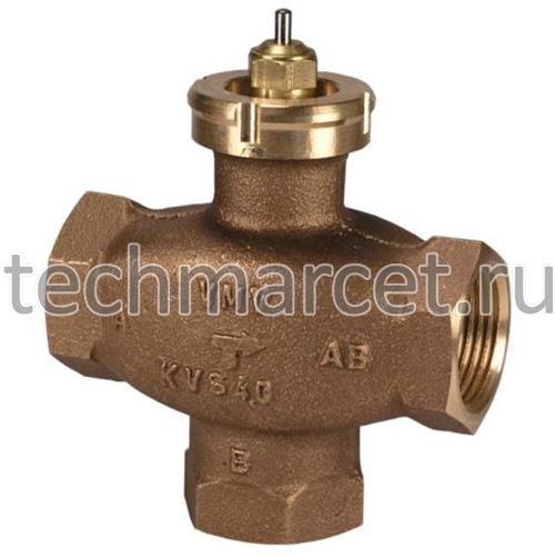Клапаны регулирующие двухходовые VM2, наружная резьба, бронзовые купить ...