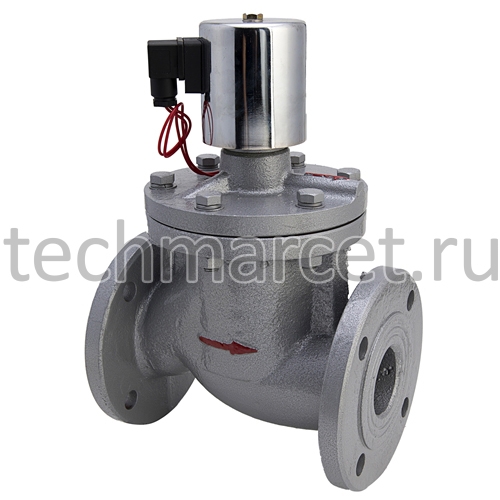 Клапан электромагнитный (соленоидный) нормально-закрытый, чугунный ...