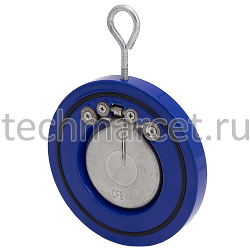 Клапан обратный, стальной, одностворчатый, межфланцевый, PN 16 бар ...