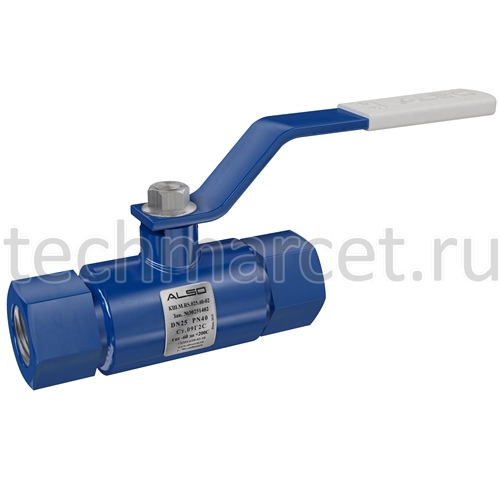 Кран шаровый ALSO КШ.М.П.09Г2С, легированная сталь, полнопроходной ...