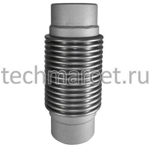 Компенсатор сильфонный, осевой, односекционный, под приварку, PN 10-25 ...